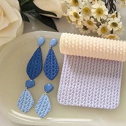 Plastic Polymer Clay Texture Roller for Making Earrings&nbsp;DIY-WH0622-471A