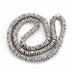 Electroplate Non-magnetic Synthetic Hematite Beads Strands&nbsp;X-G-N0321-07M
