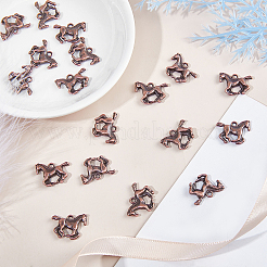 Tibetan Style Alloy Pendants&nbsp;TIBEP-PH0005-19R-NR