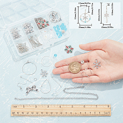 Christmas Snowflake DIY Earring Making Kit&nbsp;DIY-SC0022-79