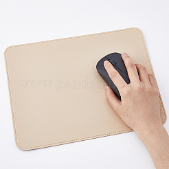 4Pcs 4 Colors PU Leather Mouse Pad&nbsp;AJEW-FH0003-49