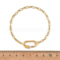 304 Stainless Steel Mother-Son Chain/Figaro Chain Bracelets for Women&nbsp;BJEW-JB14263