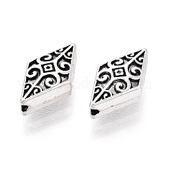 Textured Tibetan Style Alloy Beads&nbsp;PALLOY-N187-12AS