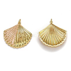 Brass Enamel Pendants&nbsp;KK-B029-13G