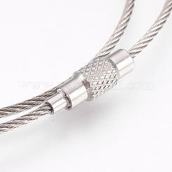 Tarnish Resistant 304 Stainless Steel Wrap Bracelets Making&nbsp;BJEW-I267-004B