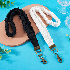 2Pcs 2 Colors Polyester Mobile Straps for Women&nbsp;HJEW-TA0001-49B