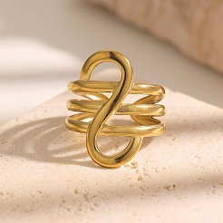 Line 304 Stainless Steel Cuff Open Rings&nbsp;WGE83BC-01