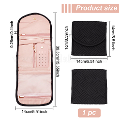 Foldable Brocade & Polyester Fabric Jewelry Storage Bags&nbsp;ABAG-WH0048-01