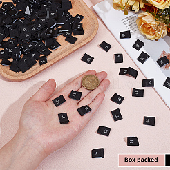 400Pcs 10 Styles Polyester Size Labels for Clothing&nbsp;DIY-BC0016-59B