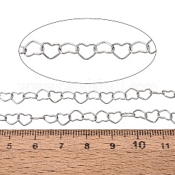 304 Stainless Steel Heart Link Chains&nbsp;CHS-Q009-20A-P