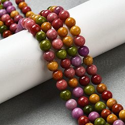 Dyed Natural Malaysia Jade Beads Strands&nbsp;X-G-G021-02A-17