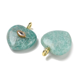 Natural Amazonite Pendants&nbsp;G-P585-03G-13