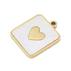 Natural White Shell Pendants&nbsp;STAS-K325-03G