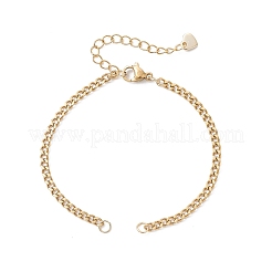 304 Stainless Steel Cable Chain & Venetian Chain & Rolo Chain Bracelet Making&nbsp;AJEW-JB01442