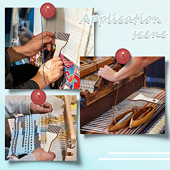 4Pcs Plywood Wooden Yarn Comb&nbsp;TOOL-CY0001-04