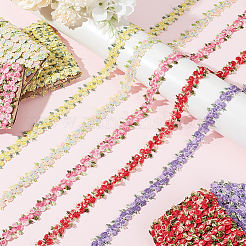 4.6~5Yards Flower Polyester Trim Ribbon&nbsp;OCOR-PH0001-97C