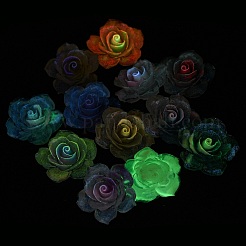 Luminous Transparent Epoxy Resin Decoden Cabochons&nbsp;CRES-M032-04E
