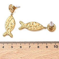 304 Stainless Steel Stud Dangle Earrings&nbsp;SA-CBAFEB5-03G