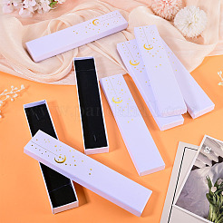 Gold Stamping Moon Printed Cardboard Paper Jewelry Necklace Packaging Boxes&nbsp;CON-TAC0071-004B