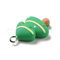 Christmas Opaque Resin Pendants&nbsp;RESI-G043-A05