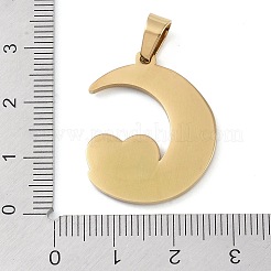Ion Plating(IP) 304 Stainless Steel Enamel Rhinestone Pendants&nbsp;STAS-Q325-04B-G