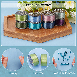 Nylon Beading Thread&nbsp;NWIR-WH0005-10Q