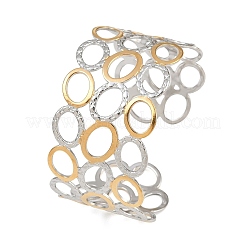 304 Stainless Steel Cuff Bangles for Women&nbsp;BJEW-G757-11GP