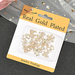 14Pcs 7 Styles Brass Micro Pave Cubic Zirconia Pendants&nbsp;KK-BBC0020-29