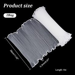 Wrinkled Wavy Polyester Flower Bouquets Wrapping Packaging&nbsp;FIND-WH0110-752
