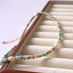 Natural Freshwater Pearl Potato Necklaces&nbsp;FS-WG9BE95-01