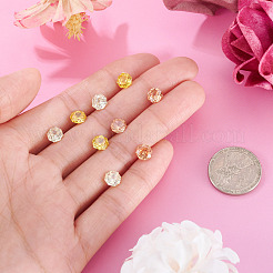 9Pcs 3 Colors Cubic Zirconia Cabochons&nbsp;ZIRC-TA0001-30B