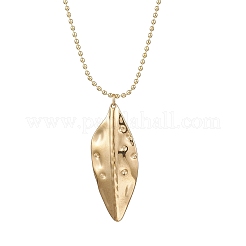 304 Stainless Steel Leaf Pendant Necklaces&nbsp;NJEW-JN05153