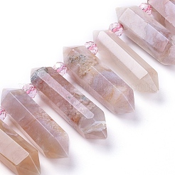 Natural Cherry Blossom Agate Beads Strands&nbsp;G-G805-G13
