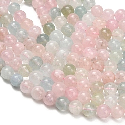Natural Morganite Beads Strands&nbsp;G-H329-C10-8mm-A