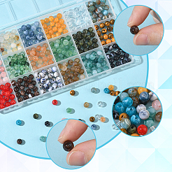 360Pcs 18 Colors Resin Beads&nbsp;RESI-SC0006-34