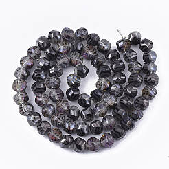 Electroplate Glass Beads Strands&nbsp;EGLA-T018-01-A01
