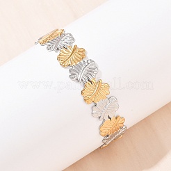 304 Stainless Steel Cuff Bangles for Women&nbsp;BJEW-G757-05GP