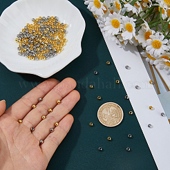200Pcs 2 Colors Brass Beads&nbsp;KK-DC0005-17