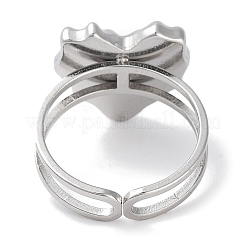 Ion Plating(IP) 304 Stainless Steel Ring&nbsp;RJEW-B059-04P-04