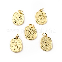 Rack Plating Brass Pendants&nbsp;KK-H431-54G