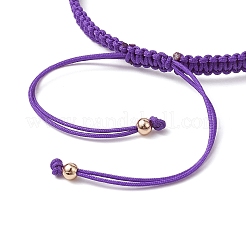 Adjustable Tube Natural Gemstone Braided Bracelets for Women&nbsp;BJEW-JB11006-02