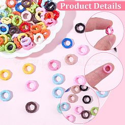 100Pcs Opaque Acrylic Bead Frame&nbsp;OACR-SC0002-96