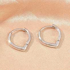 Brass Huggie Hoop Earrings for Unisex&nbsp;EJEW-K249-12P