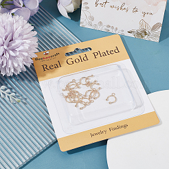 8 Pairs Brass Ear Cuff Findings&nbsp;KK-BBC0009-74