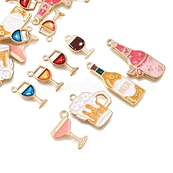 20Pcs 8 Styles Alloy Enamel Pendants Sets&nbsp;ENAM-FS0002-46