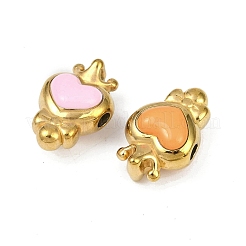 304 Stainless Steel Enamel Beads&nbsp;STAS-Z140-12G