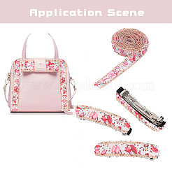 Glass Hotfix Rhinestone Beaded Trim&nbsp;DIY-WH0188-11