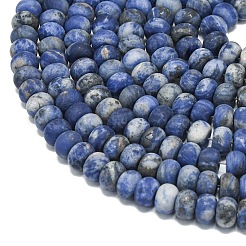 Natural Sodalite Beads Strands&nbsp;G-P575-A44-8x5mm