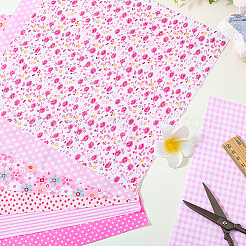 7Pcs Printed Cotton Fabric&nbsp;DIY-CY0002-16A