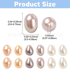 30Pcs 3 Styles Natural Cultured Freshwater Pearl Beads&nbsp;PEAR-YW001-04